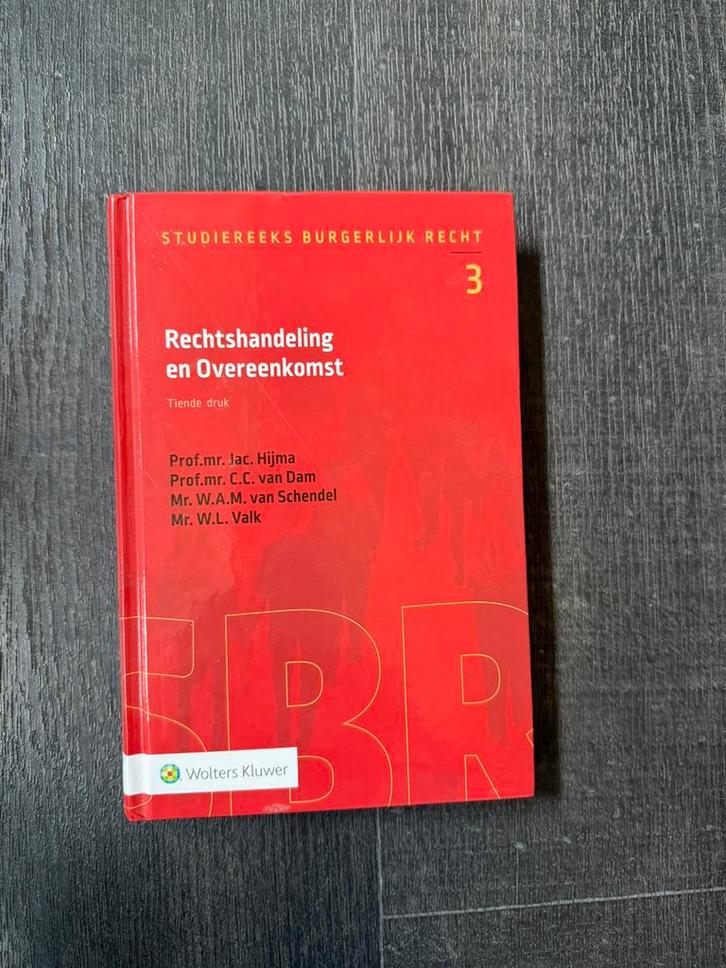 Rechtshandeling en Overeenkomst, Boeken, Wetenschap, Zo goed als nieuw, Ophalen of Verzenden
