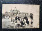 Scheveningen strandvermaak ezel rijden en kurhaus, Verzenden, Voor 1920, Gelopen, Zuid-Holland
