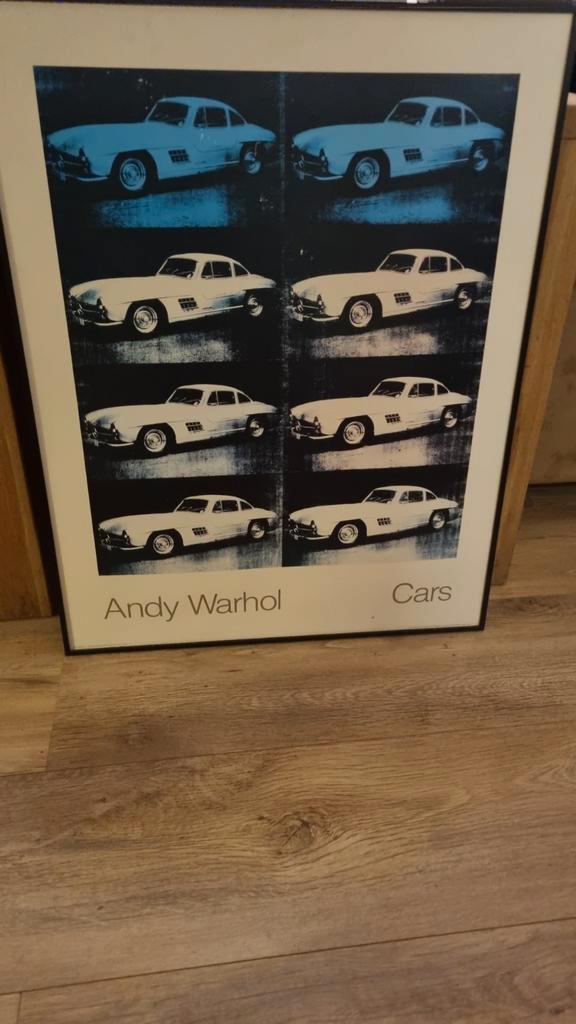 Andy Warhol Cars Zeefdruk, thema Mercedes-Benz 300SL, Antiek en Kunst, Kunst | Tekeningen en Foto's, Ophalen