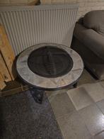 Mooie vuurschaal met natuurstenen rand, Tuin en Terras, Vuurkorven, Ophalen, Zo goed als nieuw