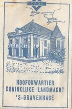 Hoofdkwartier Koninklijke Landmacht Den Haag - CADI, Verzamelen, Ophalen of Verzenden