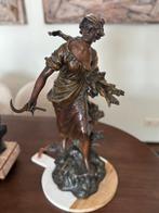 Auguste Moreau Bronzen Beeld Antiek, Ophalen of Verzenden
