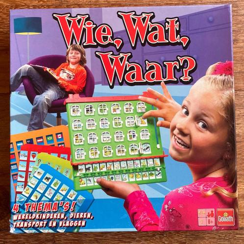 Spel — Wie, Wat, Waar? — 6+ — 2 spelers, Hobby en Vrije tijd, Gezelschapsspellen | Overige, Gebruikt, Ophalen of Verzenden