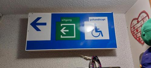 NS Lichtbak Uitgang Gehandicapt, Antiek en Kunst, Antiek | Overige Antiek, Ophalen of Verzenden