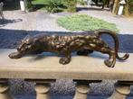 echt bronzen beeld PANTER 61cm lang onbeschadigd, Ophalen, Brons
