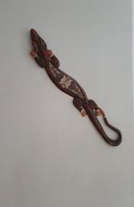 Houten Hagedis Wanddecoratie lengte 100 cm., Ophalen, Zo goed als nieuw