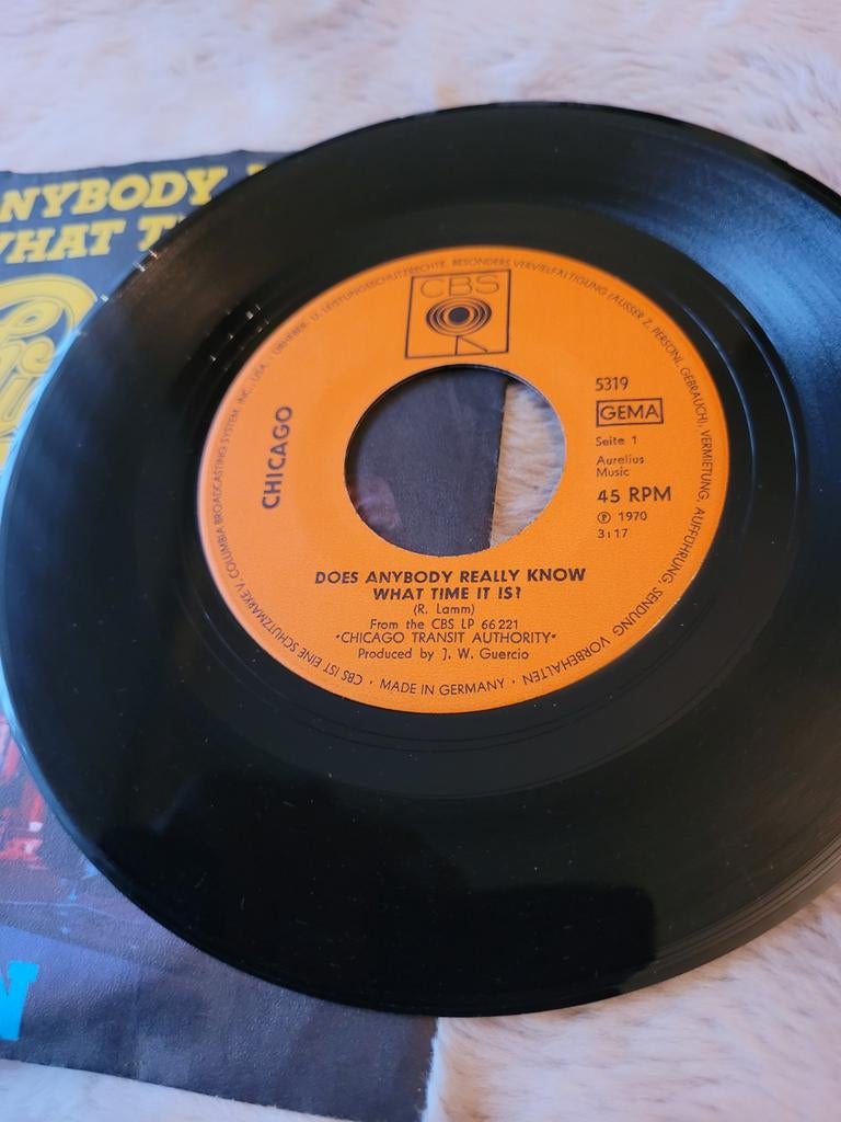 Chicago - Does Anybody Really Know What Time It Is? - Single, Gebruikt, 7 inch, Single, Ophalen of Verzenden