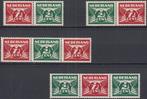 Nederland- 1941 - Vliegende Duif - NVPH-379a t/m 379d - P, Verzenden, Na 1940, Postfris