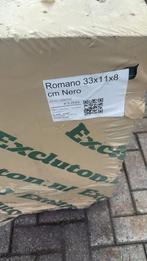 Romano 33x11x8cm Nero, Ophalen, Zo goed als nieuw, Beton, Terrastegels