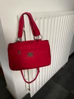 Mooie schoudertas met veel ruimte, Ophalen of Verzenden, Gebruikt, Rood, Schoudertasje