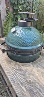 Greenegg medium., Tuin en Terras, Houtskoolbarbecues, Ophalen, Zo goed als nieuw, Big Green Egg, Met accessoires