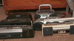 Sony, Philips portable radio's, cassette, cd  6x Nostalgie, Ophalen of Verzenden, Gebruikt, Philips