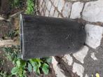 Grote zwarte planten pot, Tuin en Terras, Bloempotten, Ophalen, Rond, Kunststof, 40 cm of meer