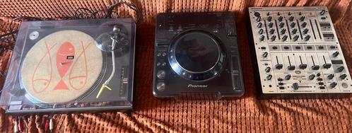 DJ set Technics SL 1210-MK2 + Pioneer CDJ 1000 MK3 +, Muziek en Instrumenten, Dj-sets en Draaitafels, Gebruikt, Technics, Ophalen of Verzenden