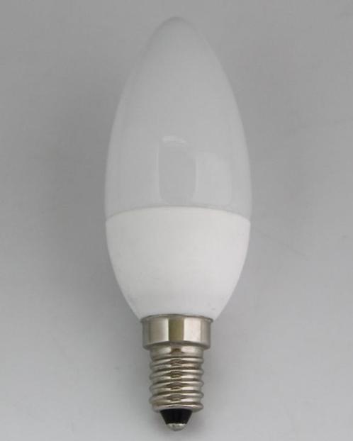 LED kaars E14 3W 220V Epistar SMD warm wit, Huis en Inrichting, Lampen | Losse lampen, Nieuw, Led-lamp, Minder dan 30 watt, E14 (klein)