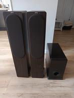 Jamo Speakers en subwoofer, Gebruikt, Subwoofer, Ophalen of Verzenden, 120 watt of meer