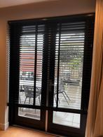 Zwarte houten shutters / lammelen, Huis en Inrichting, Stoffering | Gordijnen en Lamellen, Ophalen of Verzenden, Zo goed als nieuw