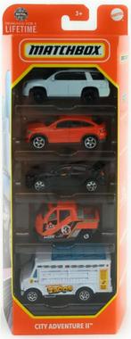 Matchbox 5-Pack City Adventure II, Ophalen of Verzenden, Nieuw