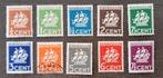 Cees-Suriname 1936 nvph 157/166 ong/gest., Ophalen of Verzenden, Postfris