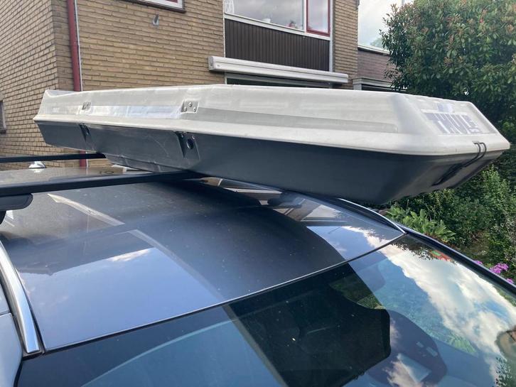 Thule ski box / dakkoffer, Auto diversen, Dakkoffers, Gebruikt, Ophalen
