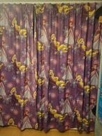 Prinsessen Rapunzel en Ariel gordijnen paars verduisterend, Ophalen of Verzenden, 200 cm of meer, 200 cm of meer