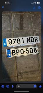 Kenteken plaat spanje /finland, Ophalen of Verzenden, Zo goed als nieuw, Auto's