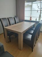 Tafel met stoelen, Huis en Inrichting, Tafels | Eettafels, Ophalen, Overige materialen, 50 tot 100 cm, Zo goed als nieuw