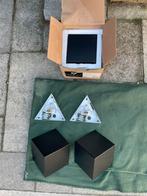 3 stuks kubus wandlamp voor (binnen) 1 nog nieuw in doos, Ophalen of Verzenden, Nieuw