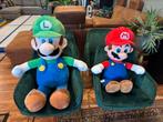 XXL Mario & Luigi knuffels, Kinderen en Baby's, Speelgoed | Knuffels en Pluche, Ophalen, Zo goed als nieuw, Overige typen