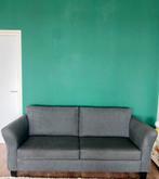 Bank, tijdloos model, 2,5 zit, stof in antracietgrijs, Huis en Inrichting, Ophalen, 250 tot 300 cm, Gebruikt, Overige maten