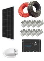 175Watt zonnepanelen set camper, caravan of boot te koop, Caravans en Kamperen, Nieuw