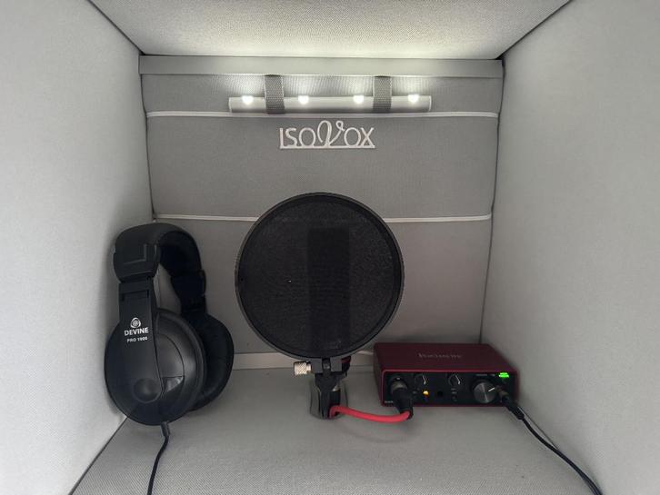 Isovox 2 - Solo Studio – voice-over zang podcast, Muziek en Instrumenten, Microfoons, Zo goed als nieuw, Overige typen, Ophalen