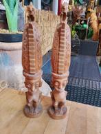 Indonesische Nias island hout sculpturen, Antiek en Kunst, Ophalen of Verzenden