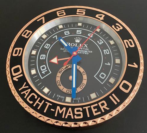 Rolex Yacht Master II - wandklok - nieuw!, Huis en Inrichting, Woonaccessoires | Klokken, Nieuw, Wandklok, Analoog, Ophalen of Verzenden