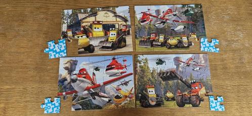 King Disney puzzel van Planes, 12, 16, 20 en 24 stukjes., Kinderen en Baby's, Speelgoed | Kinderpuzzels, Zo goed als nieuw, 2 tot 4 jaar