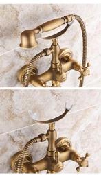 Badkraan Brons Landelijk Klassiek douche kraan handdouche, Overige kleuren, Nieuw, Minder dan 100 cm, 25 tot 50 cm
