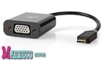 USB Type-C Adapter Cable, Type-C Male - VGA Female, Black, Audio, Tv en Foto, Audiokabels en Televisiekabels, Nieuw, Ophalen of Verzenden