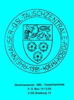 Sticker 27 MC zender Rheinhausen QSL, Verzamelen, Stickers, Verzenden, Zo goed als nieuw, Overige typen