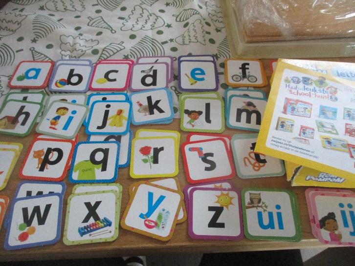 ROMPOMPOM LETTERMEMO ZWIJSEN, Kinderen en Baby's, Speelgoed | Educatief en Creatief, Gebruikt, Puzzelen, Taal en Lezen, Ontdekken