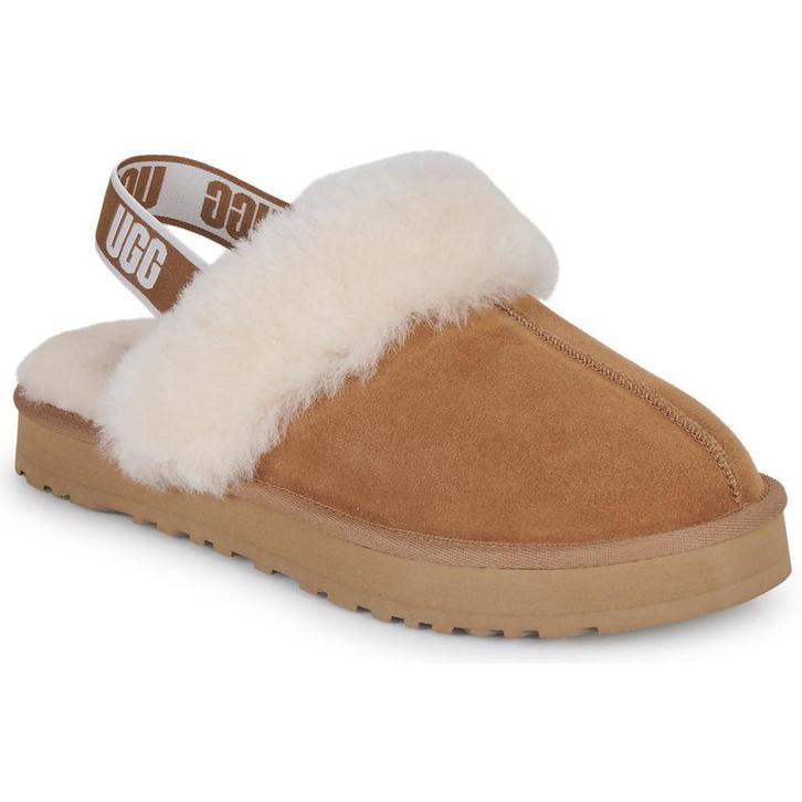 UGG Funkette-Pantoffel - Maat 35 - Bruin, Kinderen en Baby's, Kinderkleding | Schoenen en Sokken, Nieuw, Laarzen, Meisje, Ophalen of Verzenden