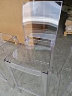 4 barkrukken transparant, Ophalen, Nieuw, Kunststof