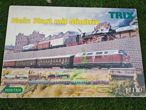 Minitrix Startset 11110 - Compleet!, Hobby en Vrije tijd, Modeltreinen | N-Spoor, Gebruikt, Treinset, Gelijkstroom, Trix, Analoog