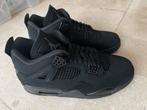Nike Air Jordan 4 black cat 2025 maat 44.5, Kleding | Heren, Schoenen, Zwart, Nike, Nieuw, Ophalen of Verzenden
