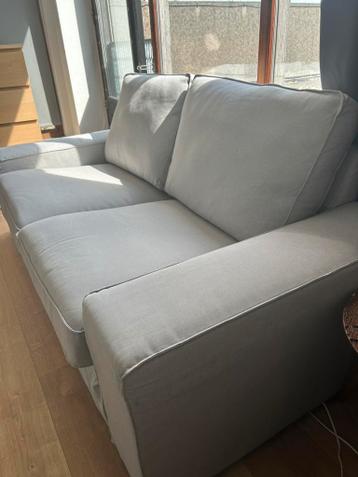 2-zitsbank ikea lichtgrijs als nieuw! - afbeelding 3