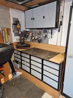 Werkbank, hangkastje en gereedschapsbord., Ophalen of Verzenden