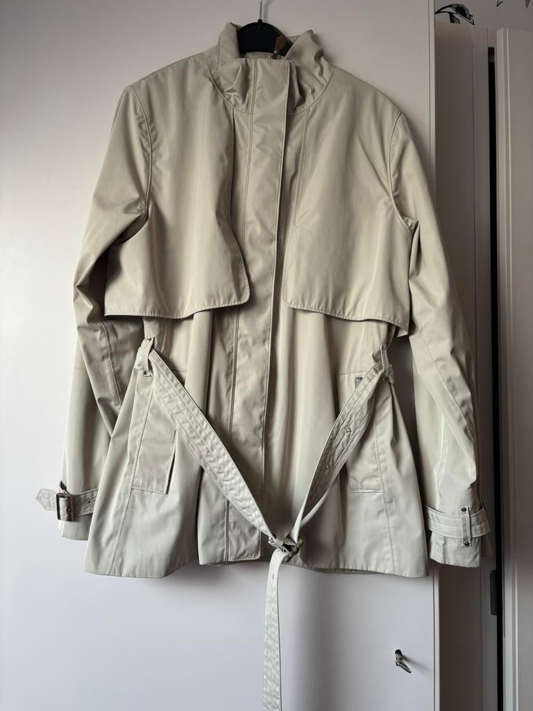 Didriksons trenchcoats maat 42, beige, Ophalen of Verzenden, Zo goed als nieuw, Maat 42/44 (L), Beige