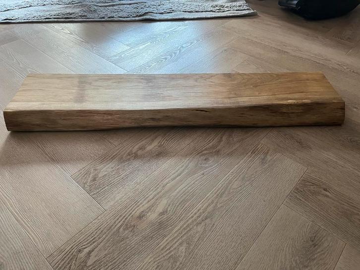 Massief Eiken Wandplank - Robuust & Dik!, Huis en Inrichting, Woonaccessoires | Wandplanken en Boekenplanken, Nieuw, Ophalen