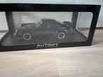 Porsche 911 (930) Turbo 1986 zwart #77981 Autoart 1:18, Ophalen of Verzenden, Zo goed als nieuw, Auto, Autoart