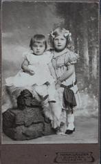 Carte de Visite B4 - Twee leuke meisjes, Gebruikt, Verzenden, Foto, Voor 1940