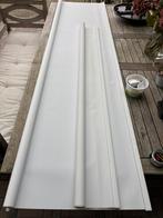 Set van 2 rolgordijnen: 166 en 238 breed, 150 lang, Wit, Ophalen of Verzenden, Zo goed als nieuw, Strak en modern